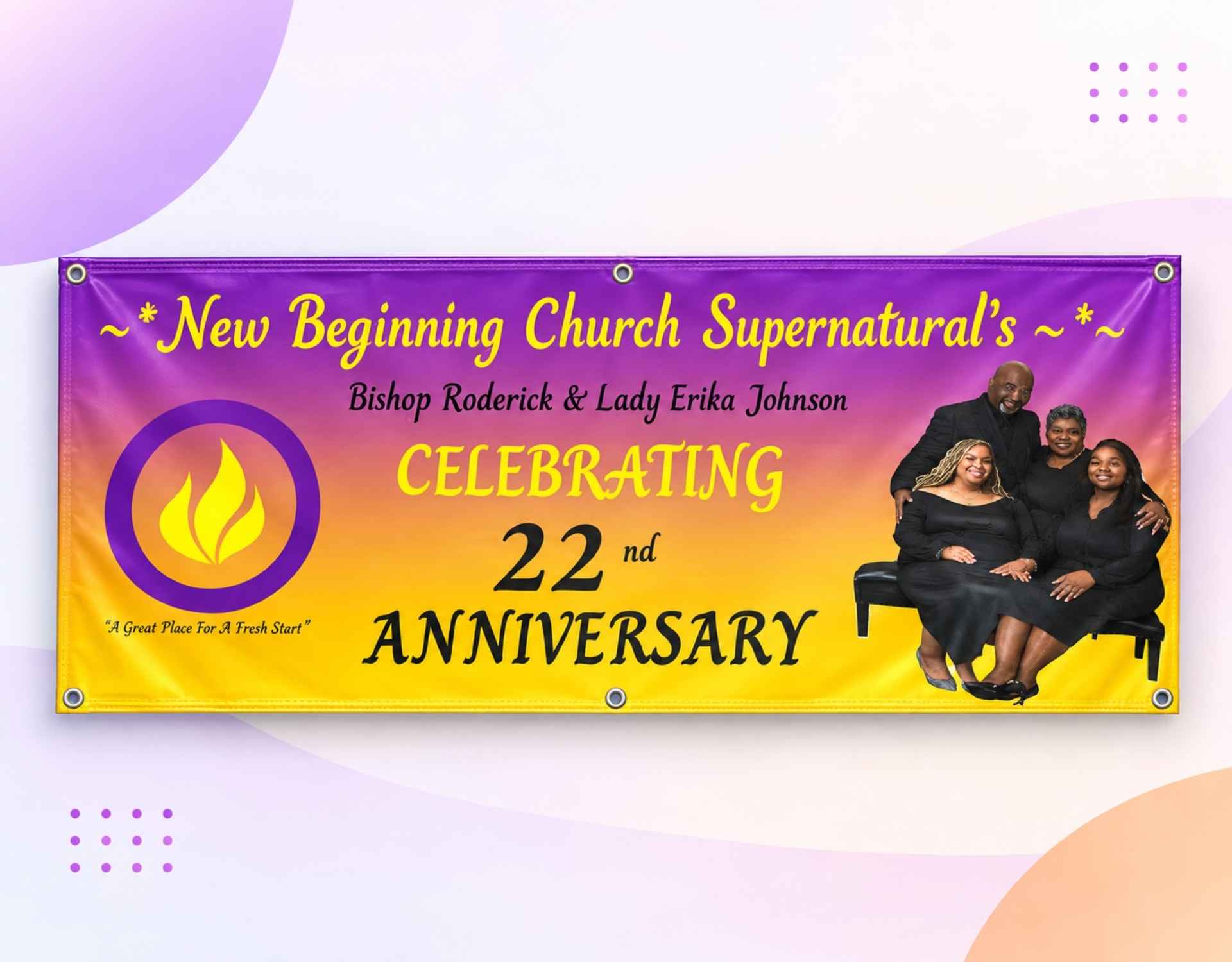 Church Event Banner Printing